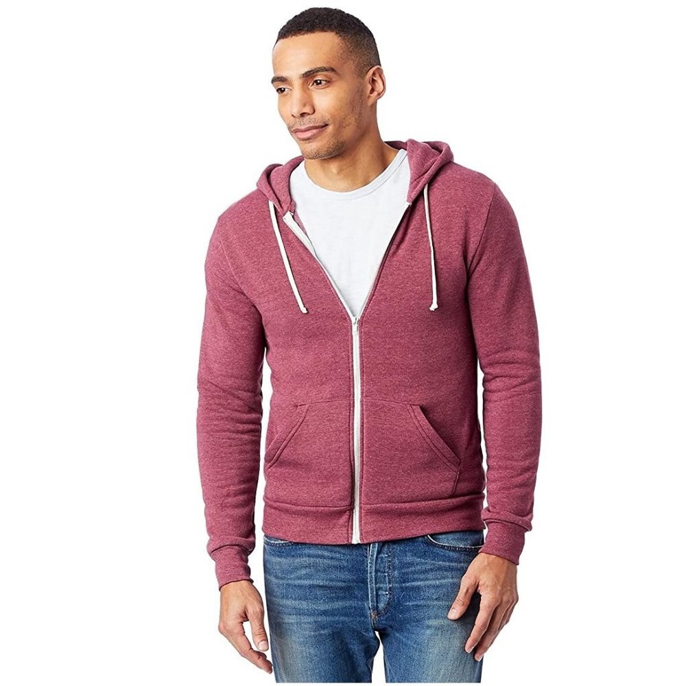 NWOT Alternative Men's Rocky Zip Hoodie Sweatshirt